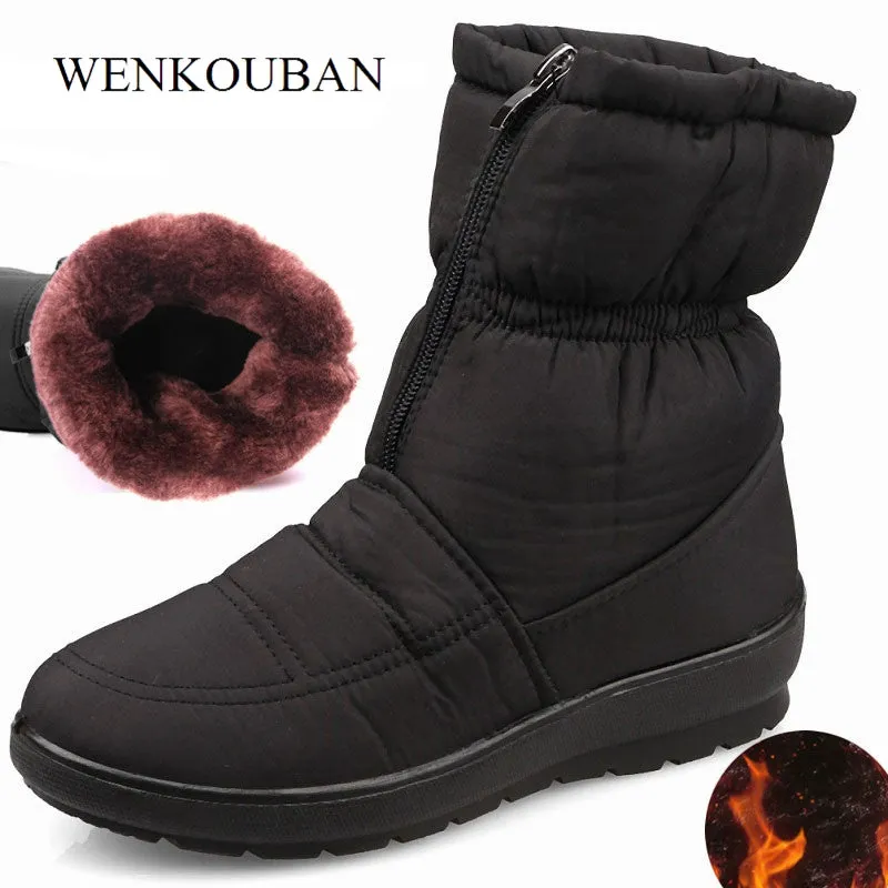 Winter thick women snow boots