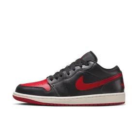 Women's Air Jordan 1 Low - BLACK/GYM RED-SAIL