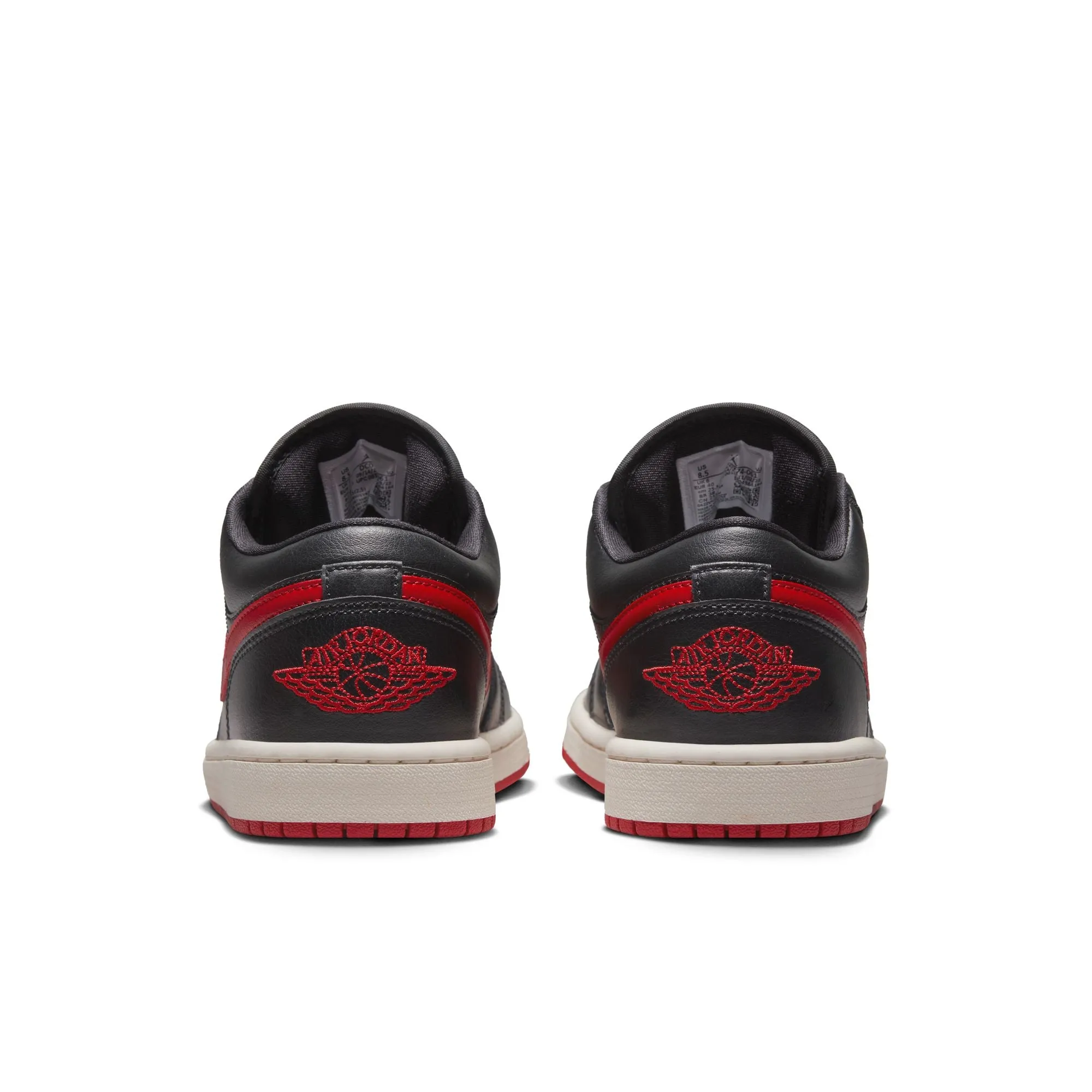 Women's Air Jordan 1 Low - BLACK/GYM RED-SAIL