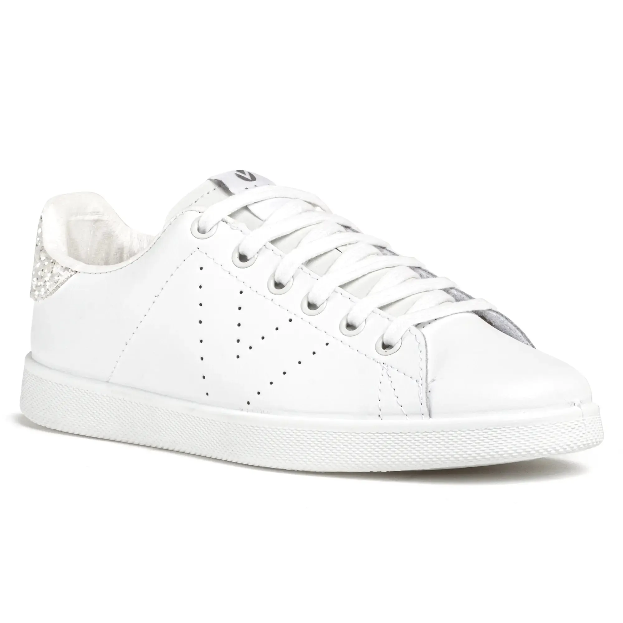 Women's Glitter Tennis - White/White