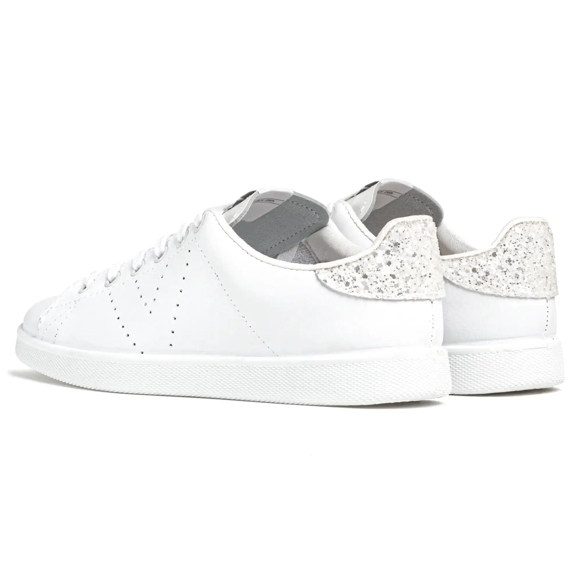 Women's Glitter Tennis - White/White