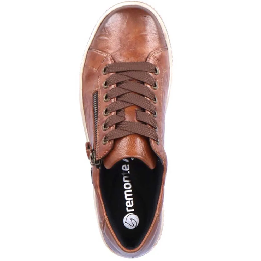 WOMEN'S REMONTE MADITTA SNEAKER | BROWN ( CUOIO )