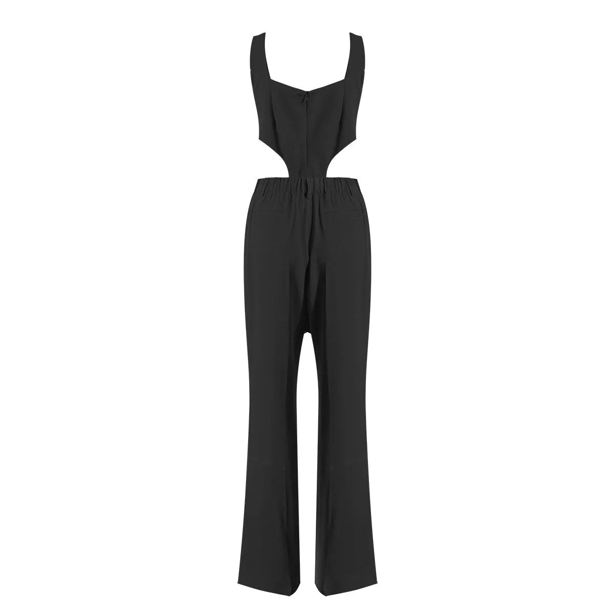 Women's Sexy long Sleeve Hollow Out Camis Blazer Pants Three-Piece Suit