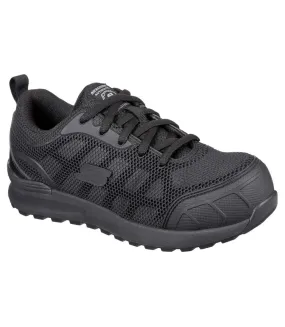 Womens/ladies bulklin ayak safety shoes black Skechers