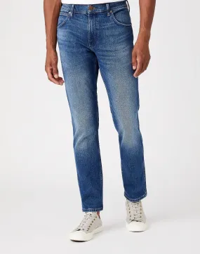 Wrangler Greensboro Modern Straight Denim Jeans Hard Edge