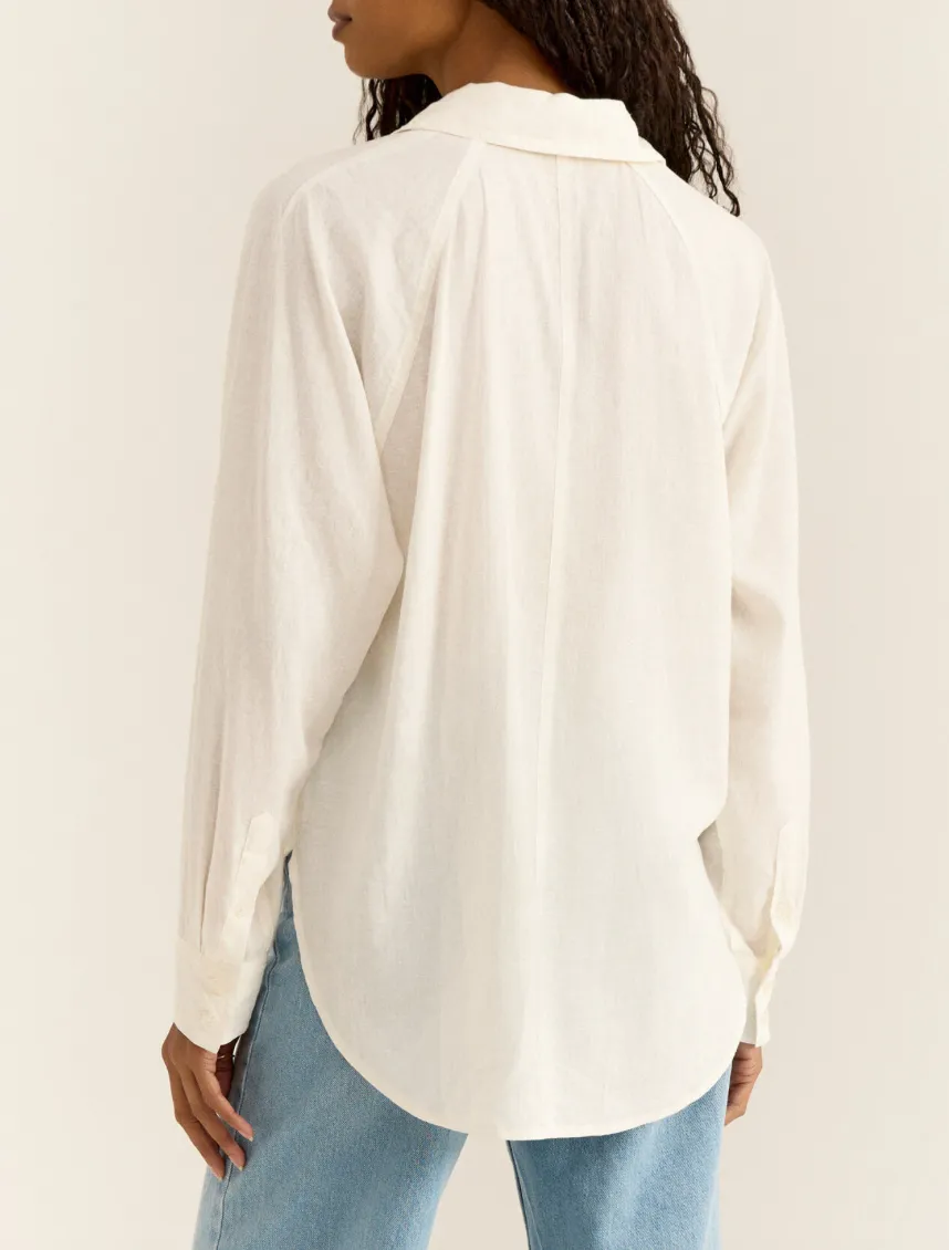 Z SUPPLY THE PERFECT LINEN TOP