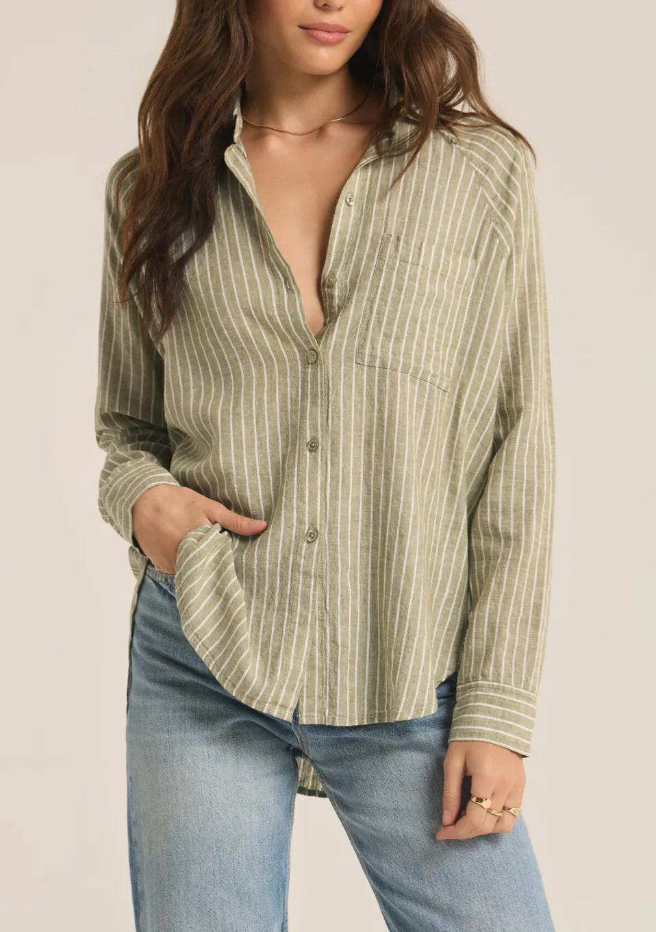 Z SUPPLY THE PERFECT LINEN TOP